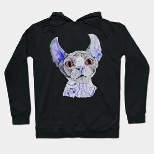 Violet sphynx cat Hoodie